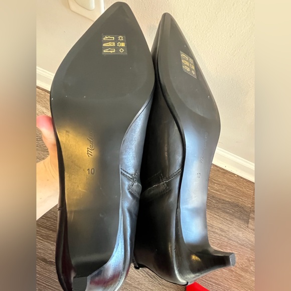 Madewell The Emilie Tall Boot in True Black Leather NWOB size 10 - Picture 16 of 16